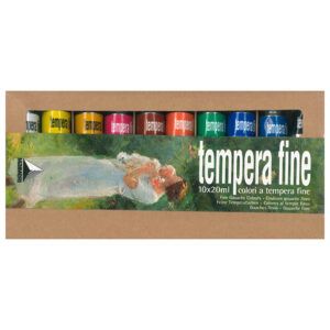 100 - Scatola Blister 10 tubetti da 20 ML Tempera Fine Maimeri