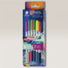Set 6 Penne Bicolore a Doppia Punta Trendline Multiverse Staedtler