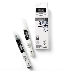Set 3 Marker Punta Fine "Essential" Liquitex