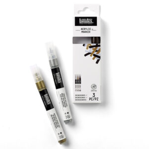 Set 3 Marker Punta Fine "Iridescenti" Liquitex