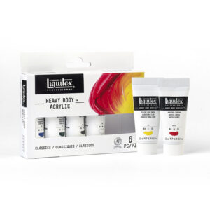 Set 6 Tubi da 22 ML Heavy Body Colori Classici Liquitex