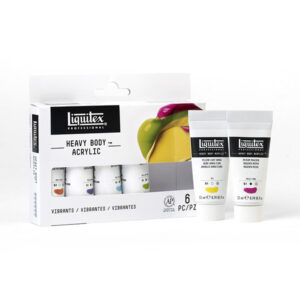 Set 6 Tubi da 22 ML Heavy Body Colori Vibranti Liquitex