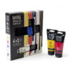 Set 4 Tubi da 75 ML Basics Acrylic + 1 Tubo da 118 ML Bianco Titanio Liquitex