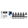 355 - Acrylic Ink! Liquitex Colori Tenui + Bianco 6 x 30 ML