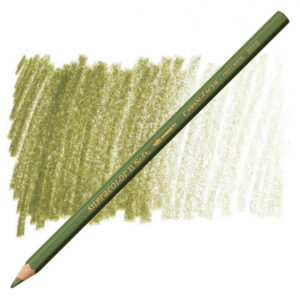 018 - Oliva grigiastro Matita Acquerellabile Supracolor Caran d'Ache
