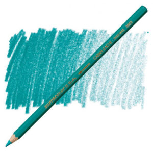 195 - Verde opalino Matita Acquerellabile Supracolor Caran d'Ache