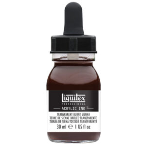 129 - Terra di Siena Bruciata Trasparente  30 ML Acrylic Ink! Liquitex