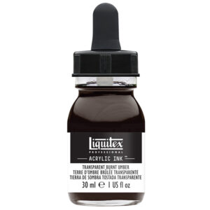 130 - Terra d'Ombra Bruciata Trasparente  30 ML Acrylic Ink! Liquitex