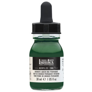 224 - Verde di Hooker Permanente Imit.  30 ML Acrylic Ink! Liquitex