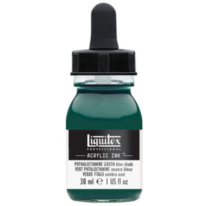 317 - Verde di Ftalo - Tonalità Blu  30 ML Acrylic Ink! Liquitex