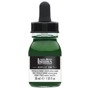 319 - Verde di Ftalo - Tonalità Gialla  30 ML Acrylic Ink! Liquitex