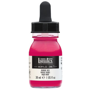 388 - Rosso Rubino  30 ML Acrylic Ink! Liquitex