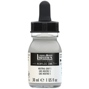599 - Grigio Neutro n° 5 30 ML Acrylic Ink! Liquitex