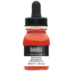 620 - Rosso Arancio Vivo  30 ML Acrylic Ink! Liquitex