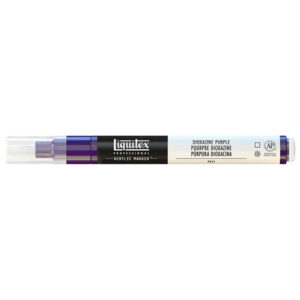 186 - Porpora diossazina 2 mm Acrilici Paint Marker Liquitex