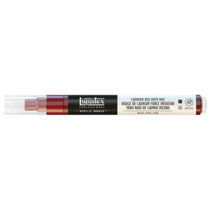 311 - Rosso cadmio scuro imit. 2 mm Acrilici Paint Marker Liquitex
