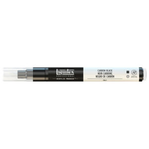 337 - Nero carbone 2 mm Acrilici Paint Marker Liquitex
