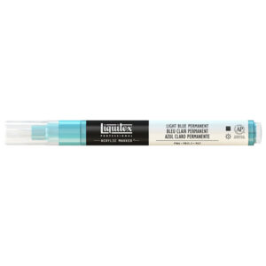 770 - Blu chiaro permanente 2 mm Acrilici Paint Marker Liquitex