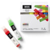 Set 6 Marker Punta Larga Colori Fluo Liquitex