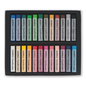 Confezione 24 pz. - Pastelli Gessosi Secchi Jaxell