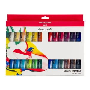 Set 24 Tubi Acrilici da 20 ML Amsterdam Acrylic Talens