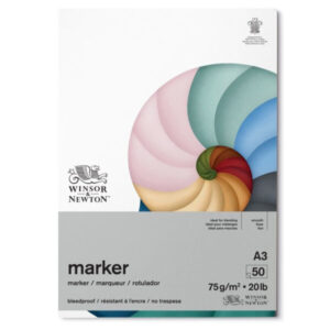 Blocco Marker Bleedproof, A3, 70 gr, 50 Fogli Winsor e Newton