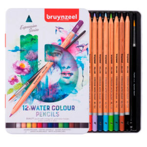 Set Bruynzeel 12 Matite Acquerellabili + Pennello