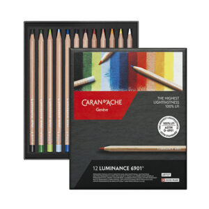 712 - Confezione 12 Colori Matita Colorata Luminance Caran d'Ache