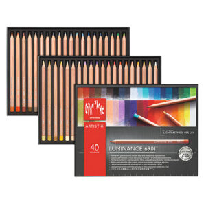 740 - Confezione 40 Colori Matita Colorata Luminance Caran d'Ache