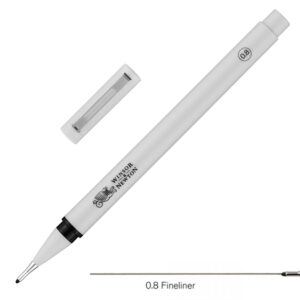 Pennini Fineliner Nero punta 0,8 mm Winsor e Newton