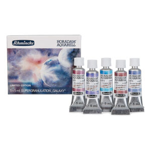 Confezione Supergranulation Galaxy 5 Tubetti da 5 ML Acquerello Horadam Schmincke