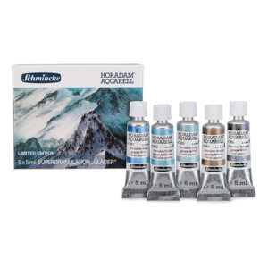 Confezione Supergranulation Glacier 5 Tubetti da 5 ML Acquerello Horadam Schmincke