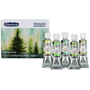 Confezione Supergranulation Forest 5 Tubetti da 5 ML Acquerello Horadam Schmincke