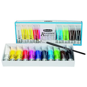 Set Akademie Acryl Cassetta Cartone 11 Tubi da 40 ML Schmincke