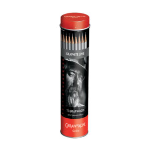315 - Confezione 15 Matite (15 gradazioni) Carand D'Ache Grafwood