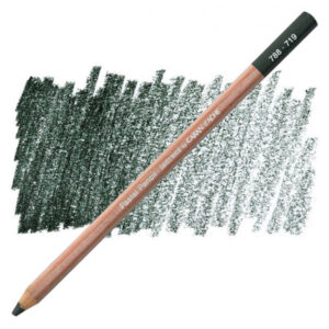 719 - Verde Ftalo Scuro Matita Gessosa Pastel Pencil Caran d'Ache