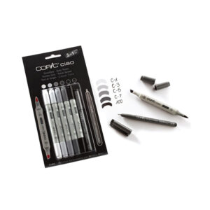 Copic Ciao Set 5+1 Toni Grigio Caldo (Warm Gray)