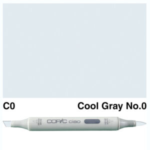 Marker Ciao Copic "C0" - Cool Gray No. 0