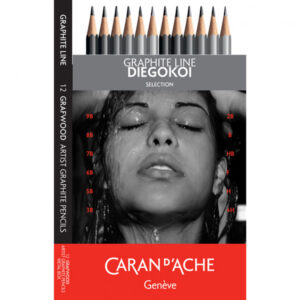 112 - Confezione 12 Matite Diegokoi Selection Carand D'Ache Grafwood