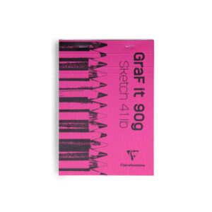 Blocco Graf It Schizzi, A5, Fogli 80 bianchi, 90 gr, colLato su Lato corto Clairefontaine