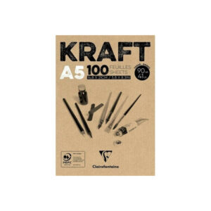 Blocco Kraft  Avana, A5, Fogli 50, 120 gr Clairefontaine