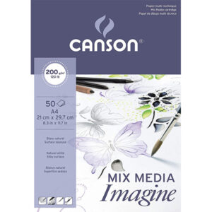 Blocco Imagine 21 x 29,7 cm, 200 gr, 50 Fogli Canson