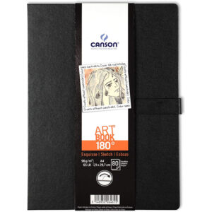 Album Art Book 180° - 21 x 29,7 cm, 96 gr, 80 Fogli Canson
