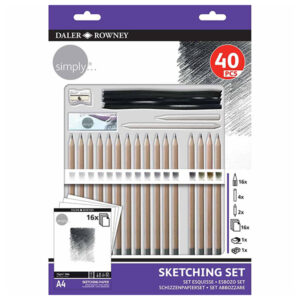 410 - Sketching Set, 40 pz. Daler Rowney