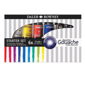 004 - Starter Set Gouache Confezione 6 tubi 15 ML Daler Roney