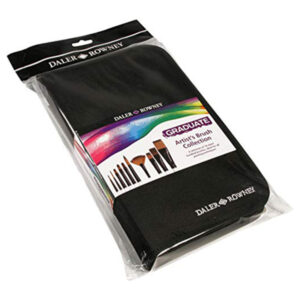 Graduate, borsa con 10 pennelli sintetici, manico corto Daler Rowney