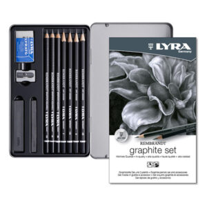 111 - Graphite Set Confezione Metallo 11 Pz. Rembrandt Lyra