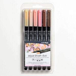 062 - Set Skin Tones 6 pz. AquaBrushDuo Lyra
