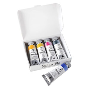 Intro Set Acquerello Maimeri Blu 5 Tubi Colori Maimeri