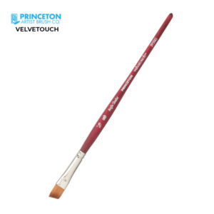 Pennello Serie P3950 Velvetouch Sintetico Angolare, Manico cortoN. 1/16'' - Princeton